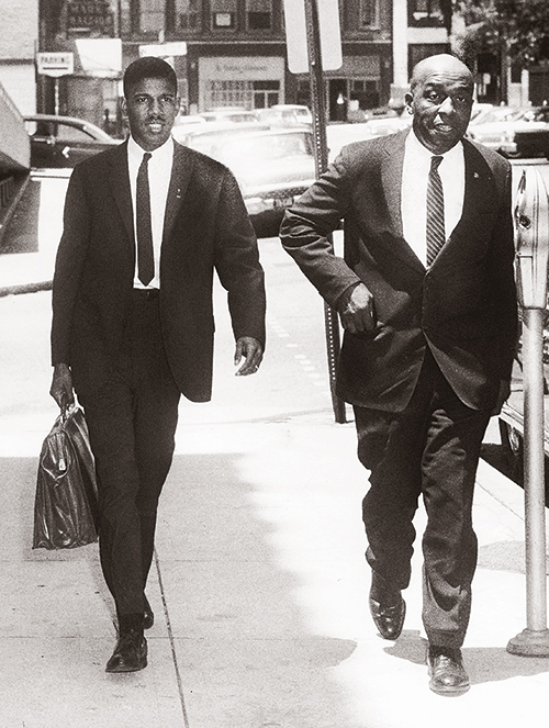 Henry Marsh and S.W. Tucker in June 1964